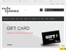 Tablet Screenshot of faitsdarmes.com